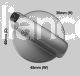 305552405 KNOB STAINLESS STEEL APPEARANCE
