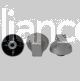305519704K KNOB STAINLESS STEEL APPEARANCE GAS COOKTOP **KIT OF 5**